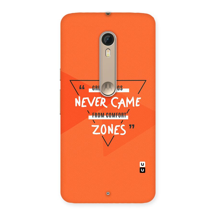 Great Things Comfort Zones Back Case for Motorola Moto X Style