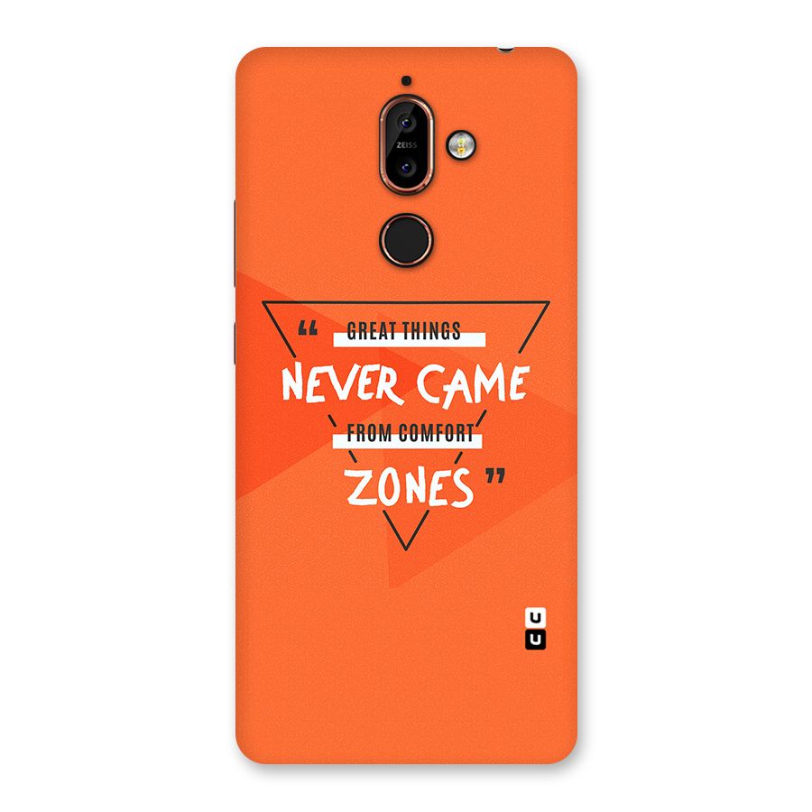 Great Things Comfort Zones Back Case for Nokia 7 Plus