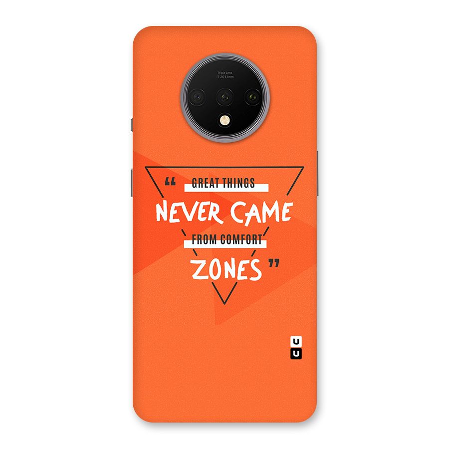 Great Things Comfort Zones Back Case for OnePlus 7T