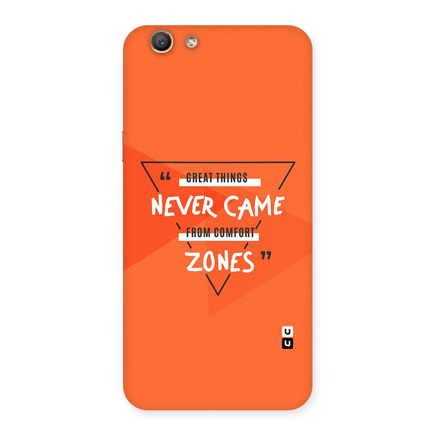 Great Things Comfort Zones Back Case for Oppo F1s