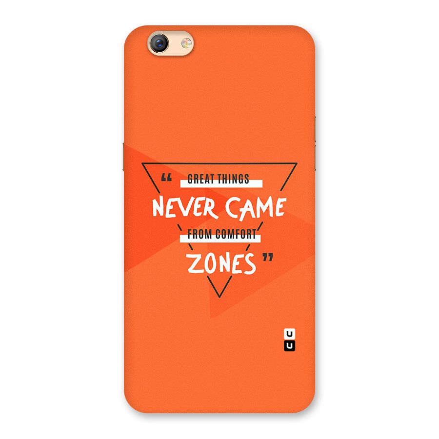 Great Things Comfort Zones Back Case for Oppo F3 Plus