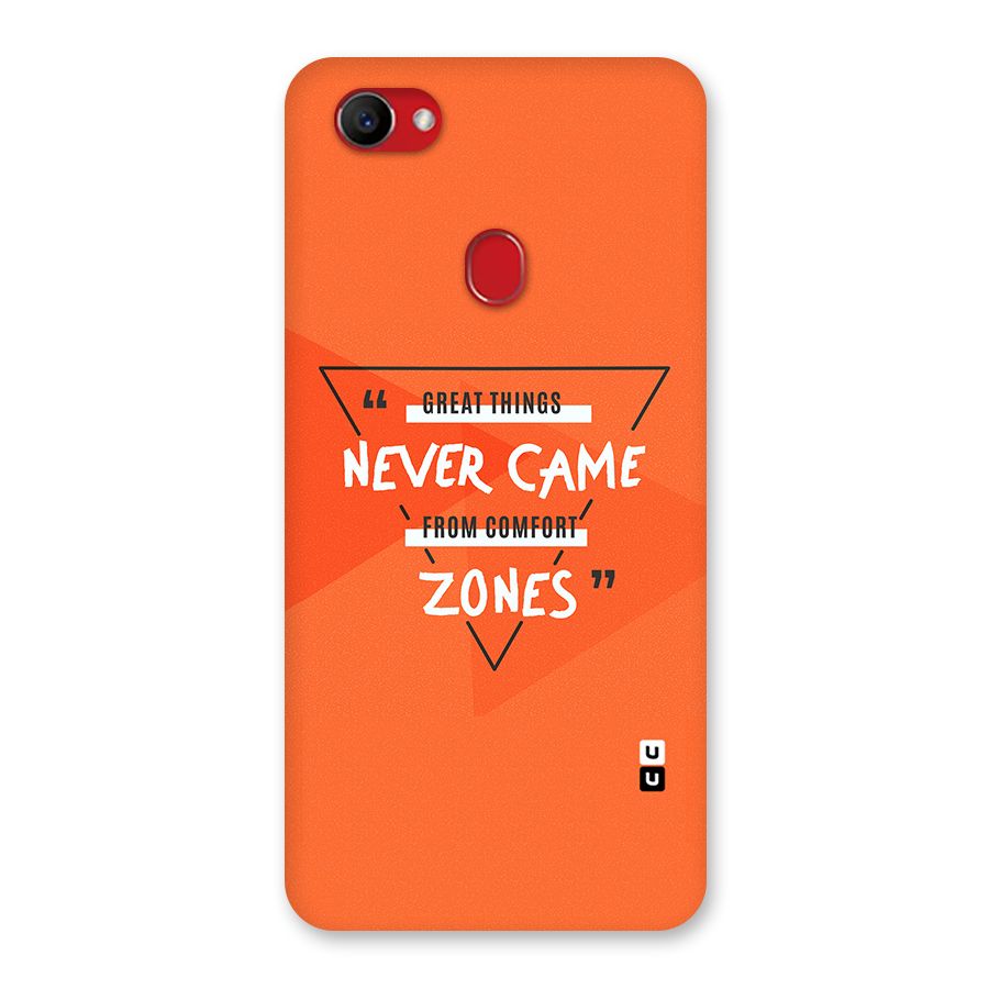 Great Things Comfort Zones Back Case for Oppo F7