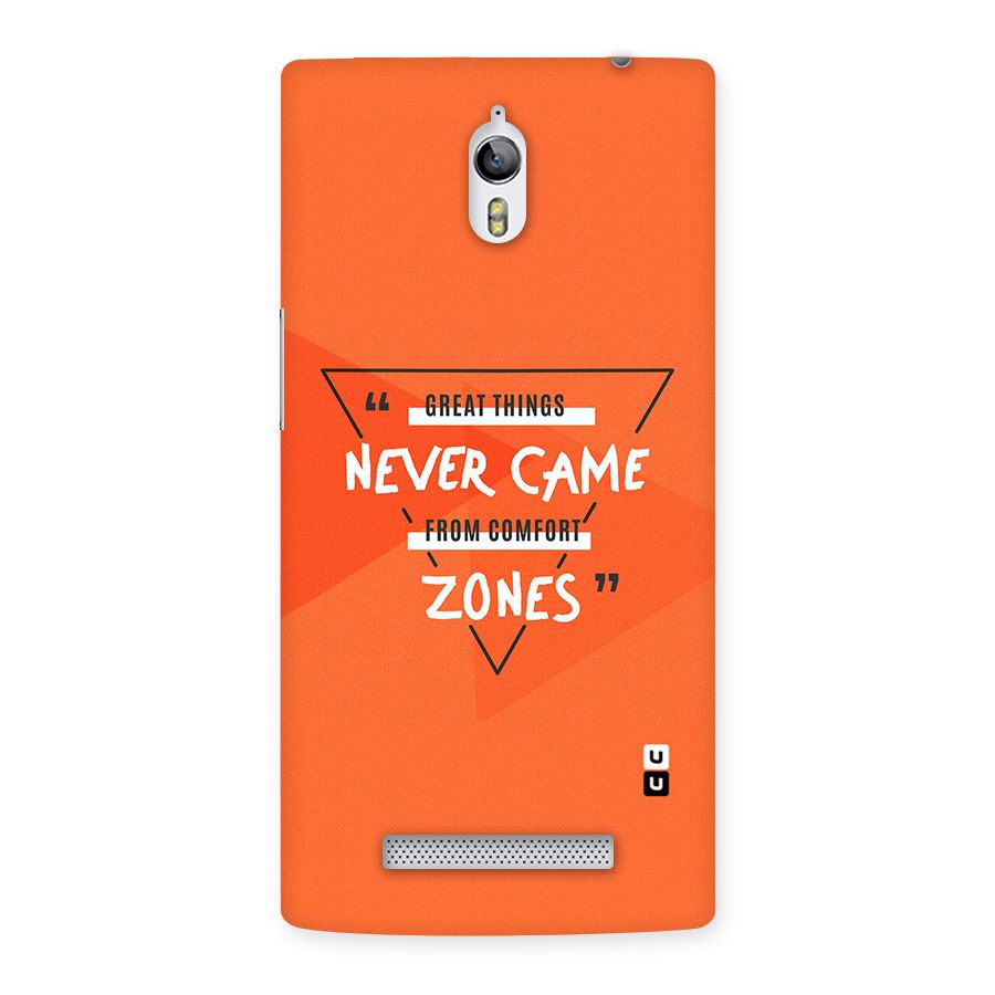 Great Things Comfort Zones Back Case for Oppo Find 7