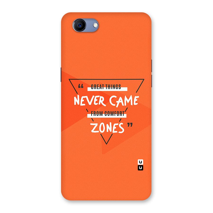 Great Things Comfort Zones Back Case for Oppo Realme 1