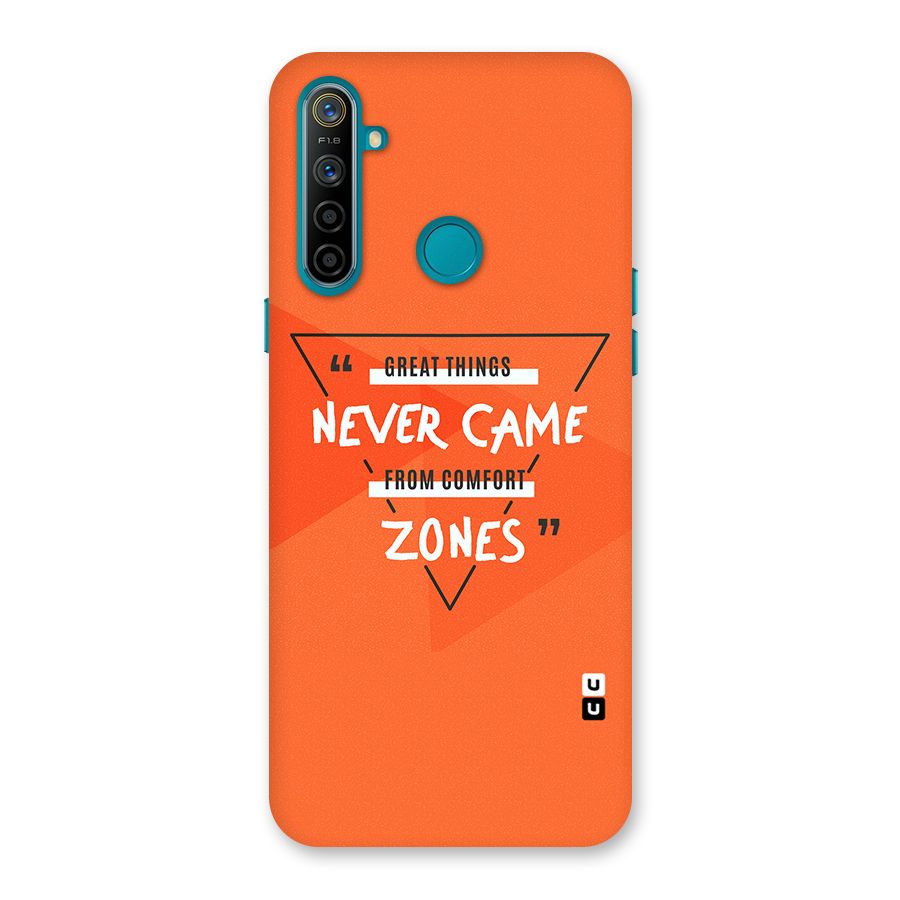 Great Things Comfort Zones Back Case for Realme 5i