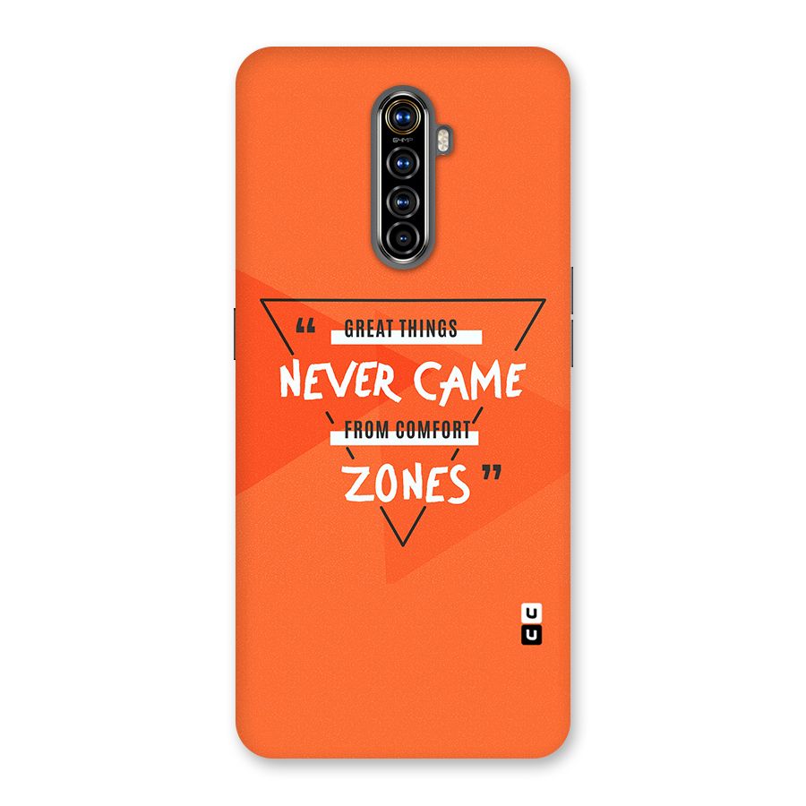 Great Things Comfort Zones Back Case for Realme X2 Pro