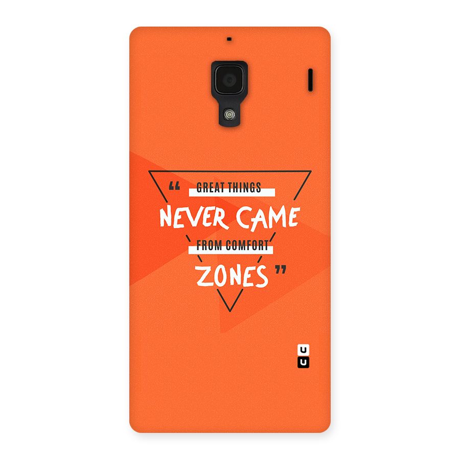 Great Things Comfort Zones Back Case for Redmi 1S