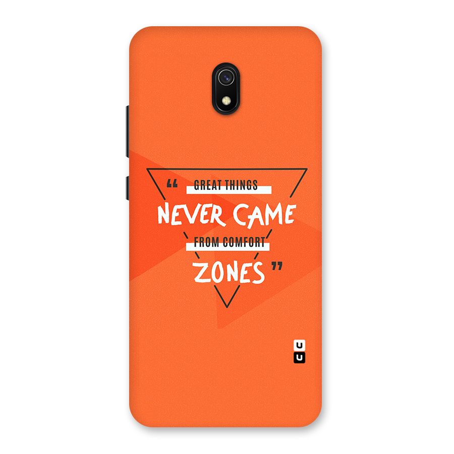 Great Things Comfort Zones Back Case for Redmi 8A