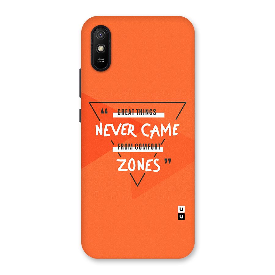 Great Things Comfort Zones Back Case for Redmi 9A