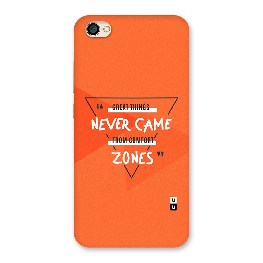 Great Things Comfort Zones Back Case for Redmi Y1 Lite
