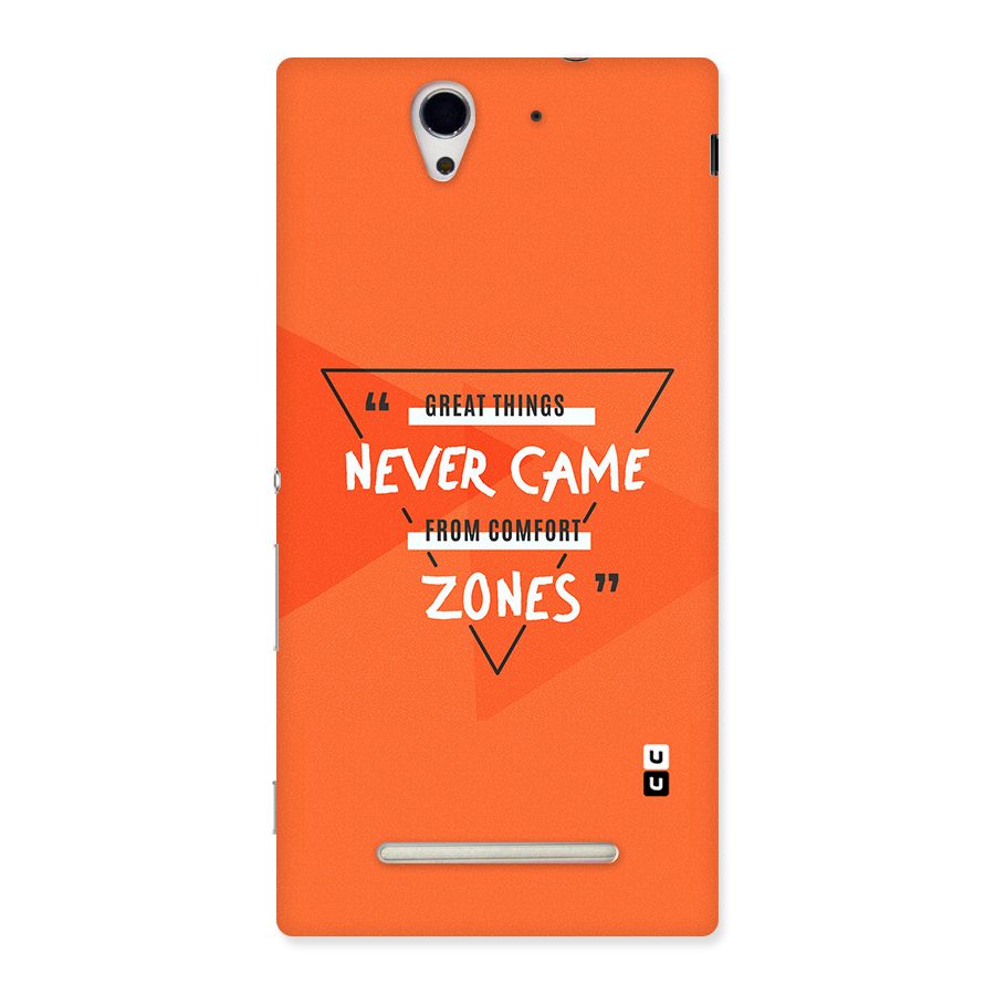 Great Things Comfort Zones Back Case for Sony Xperia C3