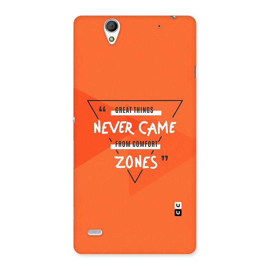 Great Things Comfort Zones Back Case for Sony Xperia C4