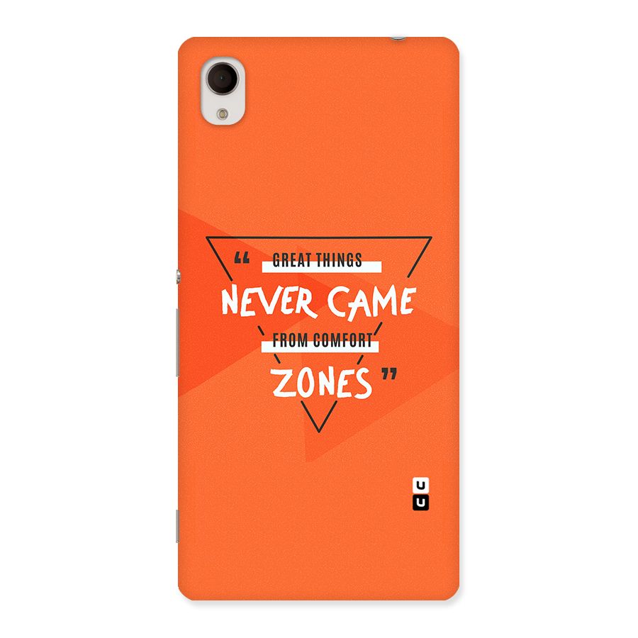 Great Things Comfort Zones Back Case for Sony Xperia M4