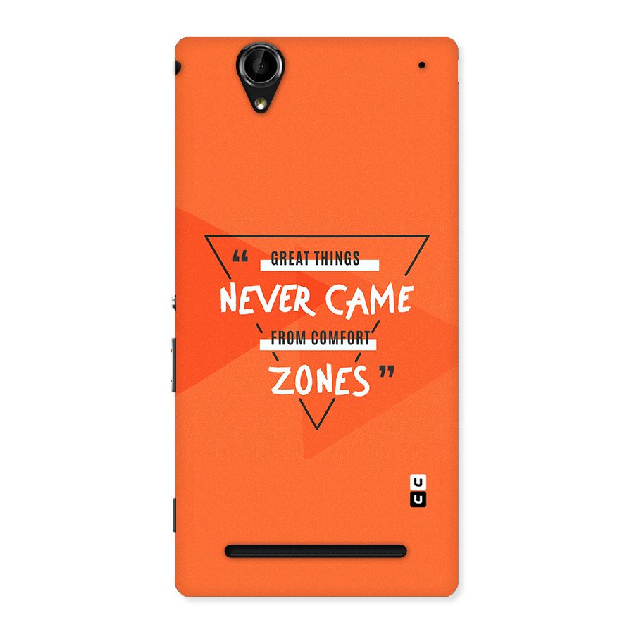 Great Things Comfort Zones Back Case for Sony Xperia T2