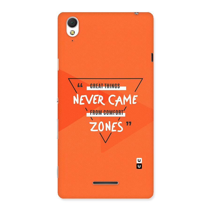 Great Things Comfort Zones Back Case for Sony Xperia T3