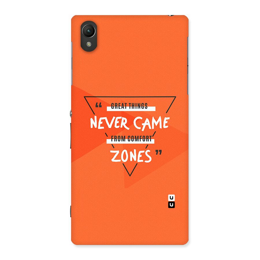 Great Things Comfort Zones Back Case for Sony Xperia Z1