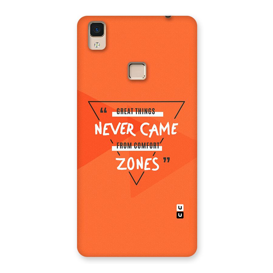 Great Things Comfort Zones Back Case for V3 Max