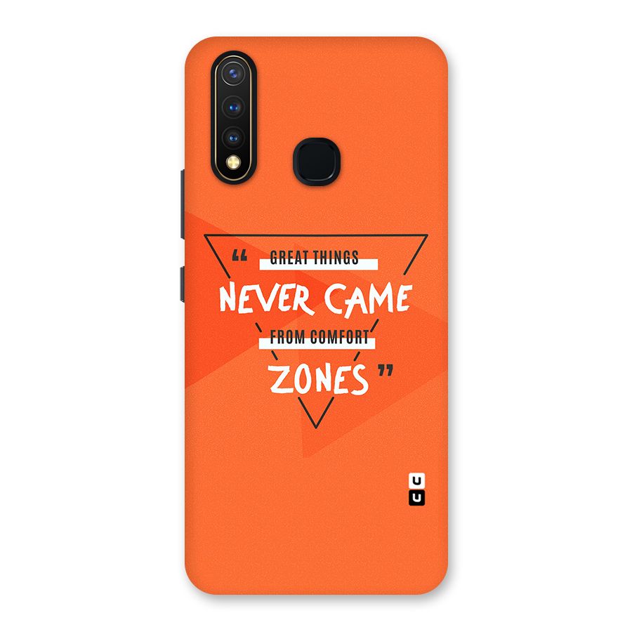 Great Things Comfort Zones Back Case for Vivo U20