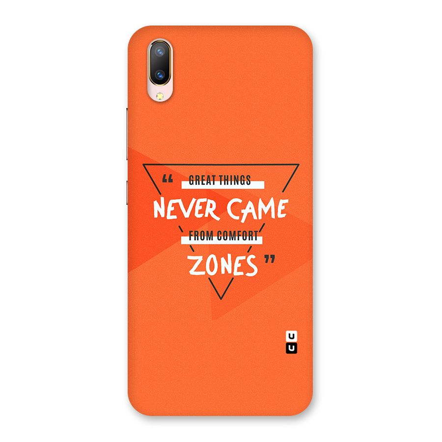 Great Things Comfort Zones Back Case for Vivo V11 Pro