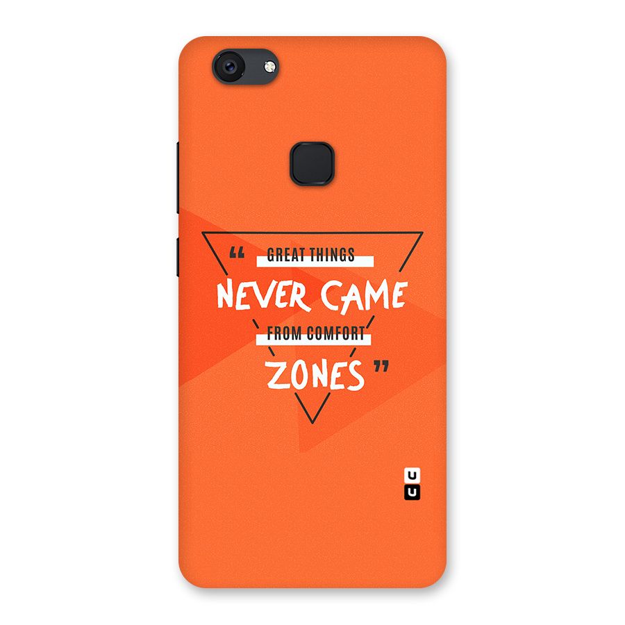 Great Things Comfort Zones Back Case for Vivo V7 Plus