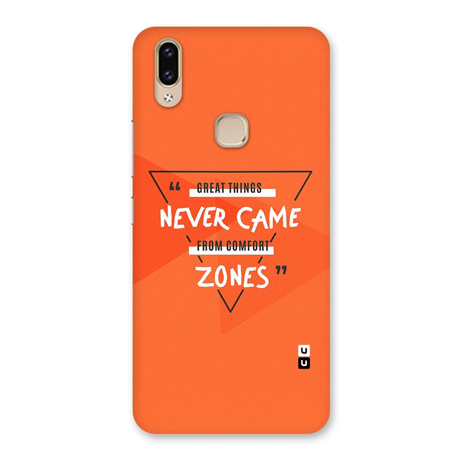Great Things Comfort Zones Back Case for Vivo V9 Youth