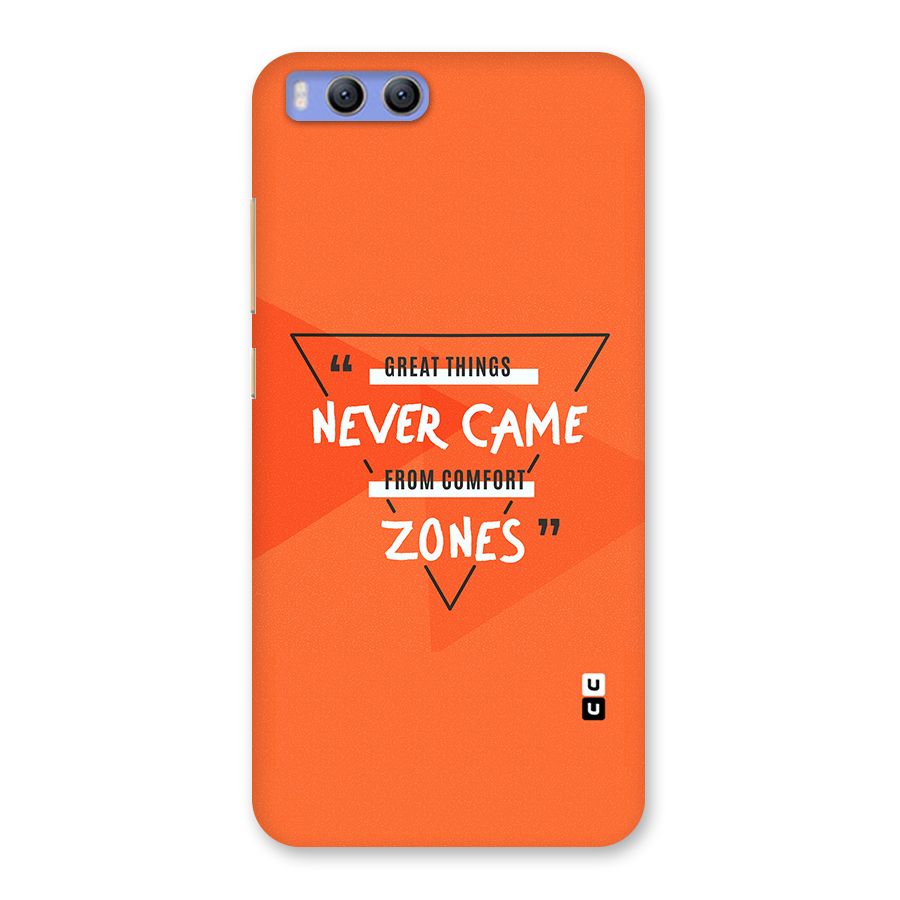 Great Things Comfort Zones Back Case for Xiaomi Mi 6