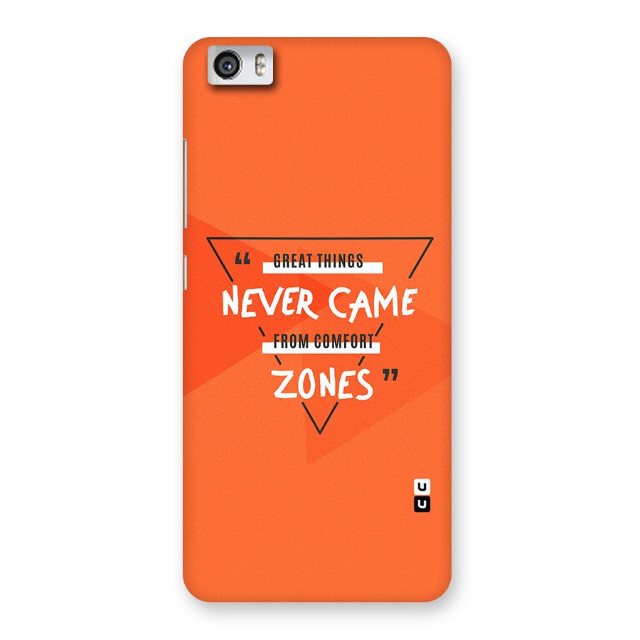 Great Things Comfort Zones Back Case for Xiaomi Redmi Mi5
