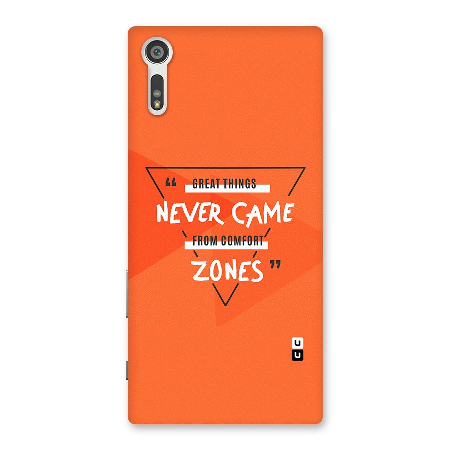 Great Things Comfort Zones Back Case for Xperia XZ