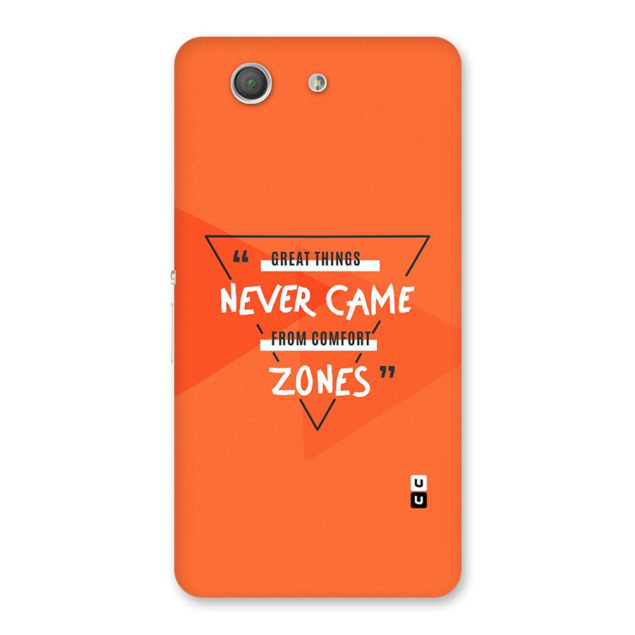 Great Things Comfort Zones Back Case for Xperia Z3 Compact