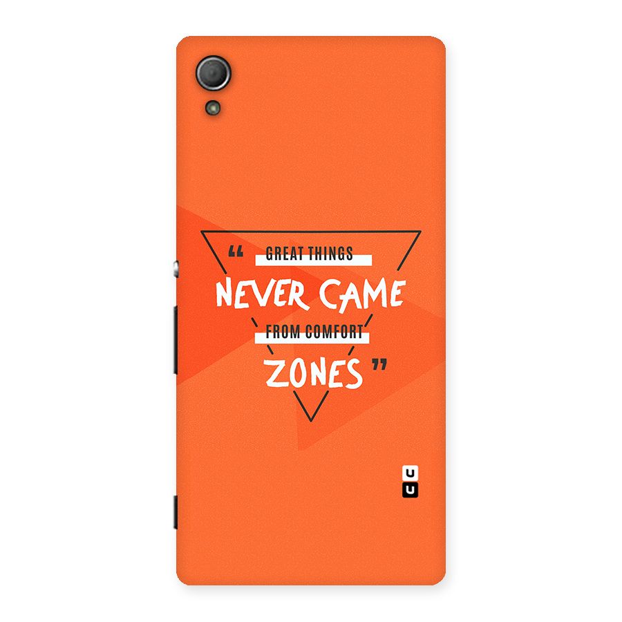 Great Things Comfort Zones Back Case for Xperia Z4