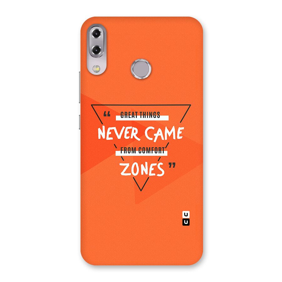 Great Things Comfort Zones Back Case for Zenfone 5Z
