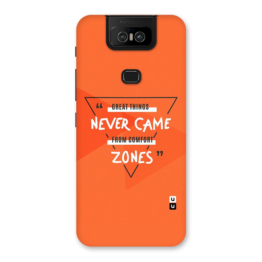 Great Things Comfort Zones Back Case for Zenfone 6z