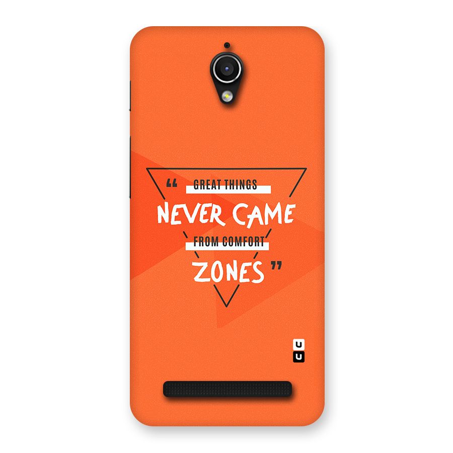 Great Things Comfort Zones Back Case for Zenfone Go