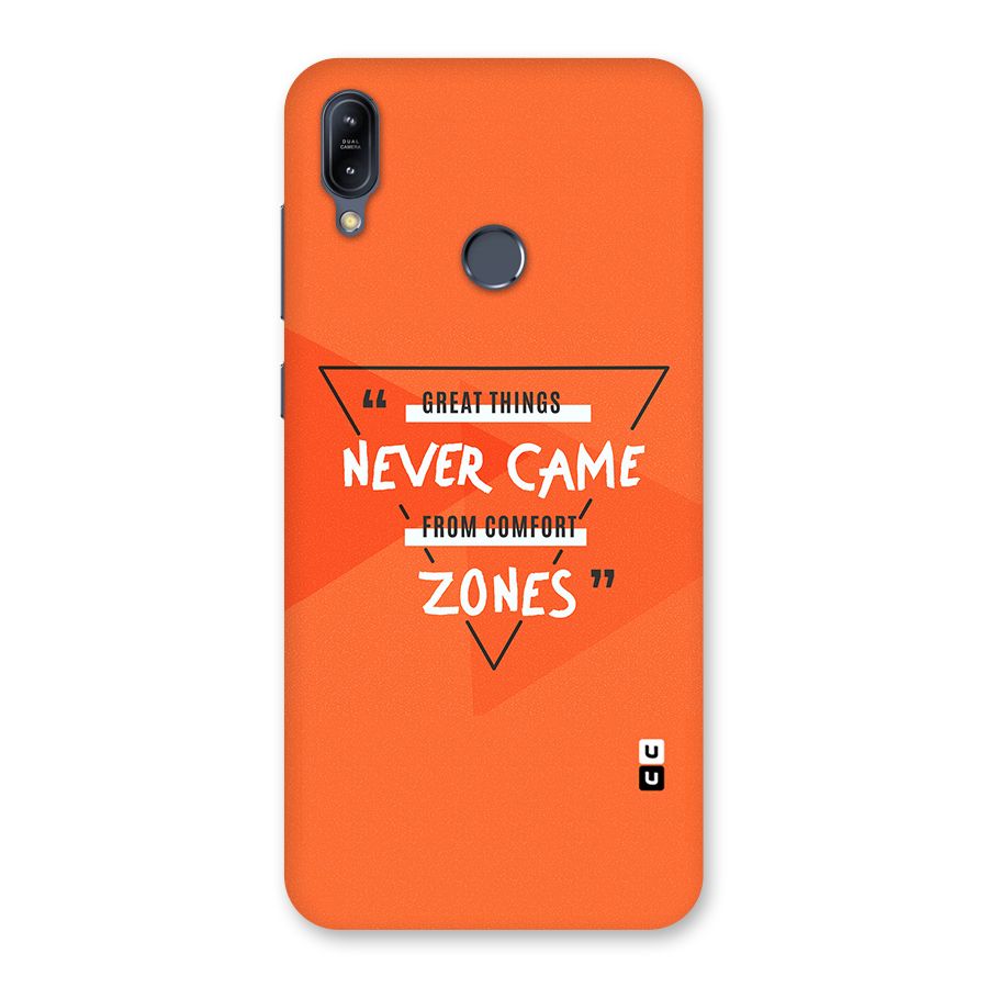 Great Things Comfort Zones Back Case for Zenfone Max M2