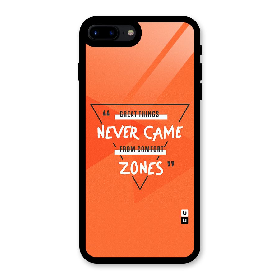 Great Things Comfort Zones Glass Back Case for iPhone 7 Plus