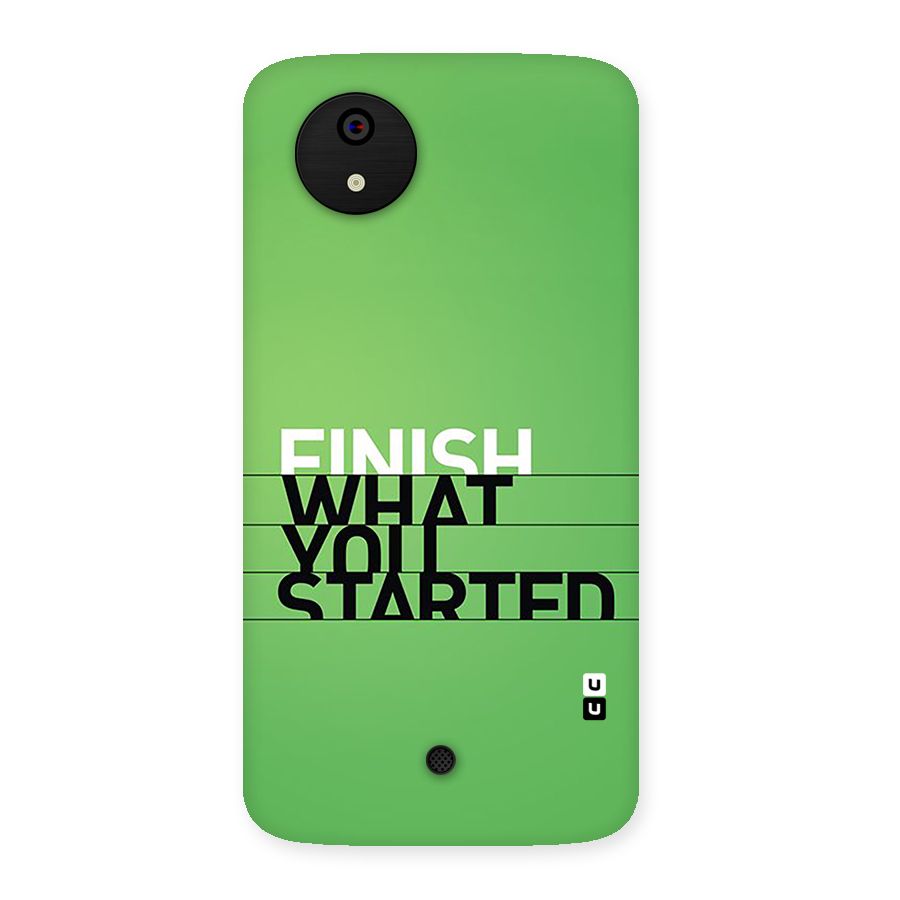Green Finish Back Case for Canvas A1  AQ4501