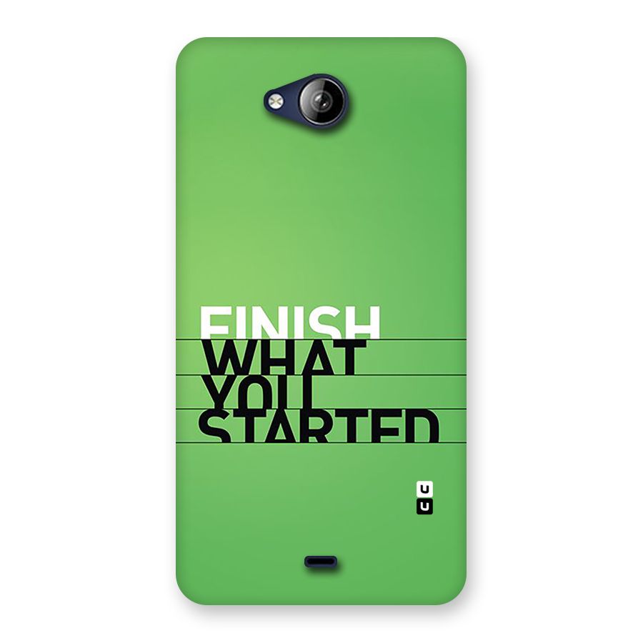 Green Finish Back Case for Canvas Play Q355