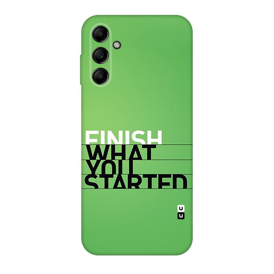 Green Finish Back Case for Galaxy A14 5G