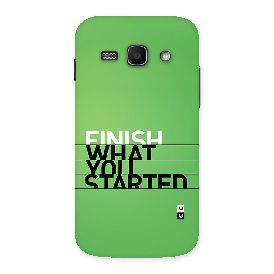 Green Finish Back Case for Galaxy Ace3