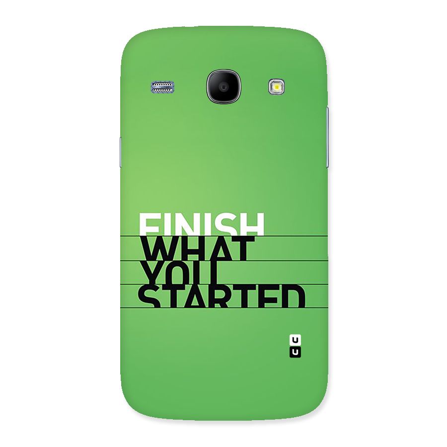 Green Finish Back Case for Galaxy Core