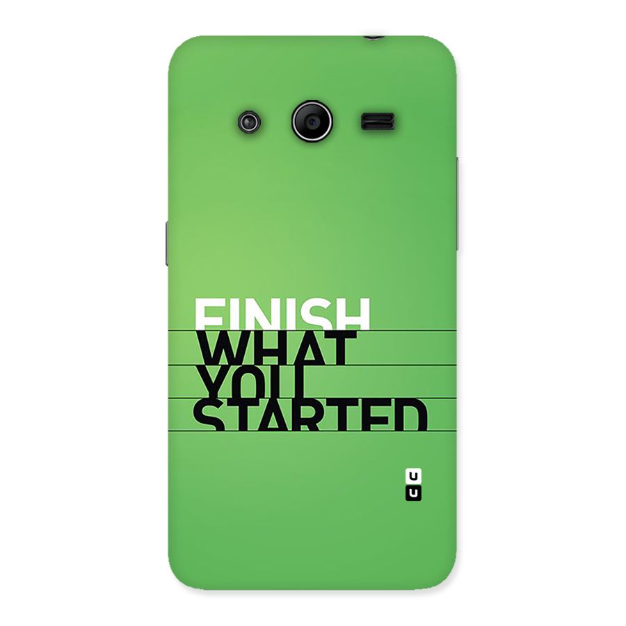 Green Finish Back Case for Galaxy Core 2