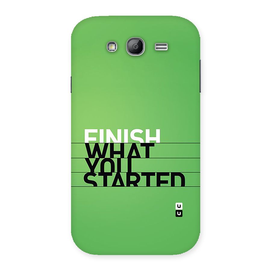 Green Finish Back Case for Galaxy Grand
