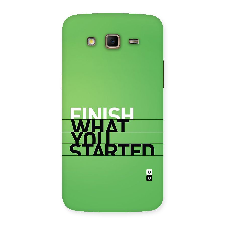 Green Finish Back Case for Galaxy Grand 2