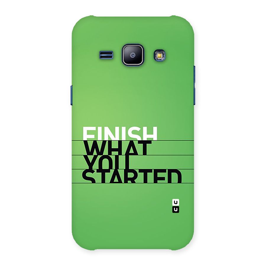 Green Finish Back Case for Galaxy J1