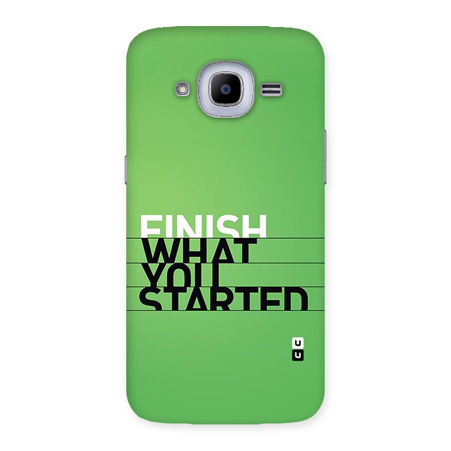 Green Finish Back Case for Galaxy J2 Pro