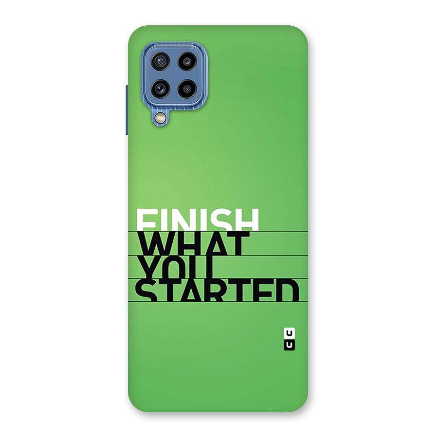 Green Finish Back Case for Galaxy M32