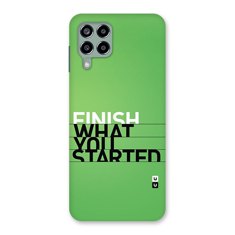 Green Finish Back Case for Galaxy M33