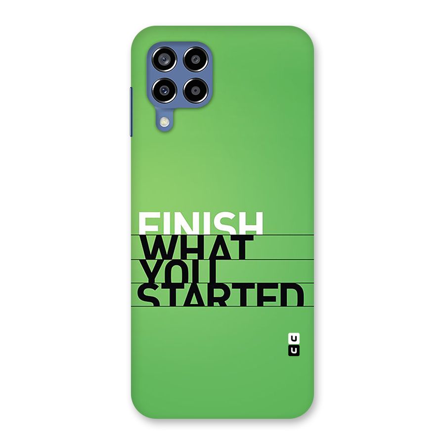 Green Finish Back Case for Galaxy M53 5G