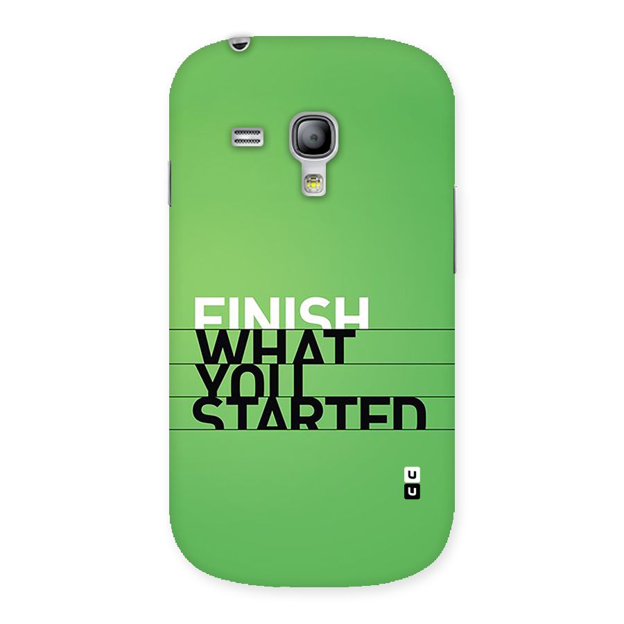 Green Finish Back Case for Galaxy S3 Mini
