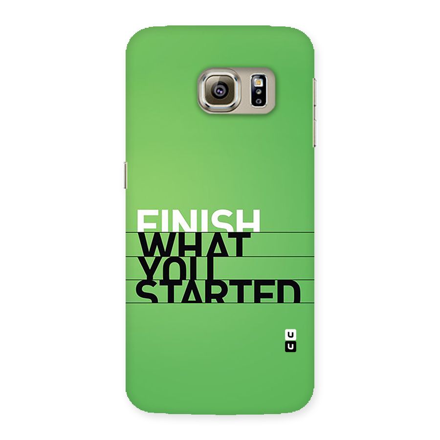 Green Finish Back Case for Galaxy S6 Edge Plus